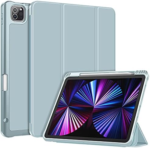 Fintie SlimShell tok iPad Pro 11-es (3rd Generation) 2021 - Puha, Rugalmas TPU Állni hátlapot tolltartó Is Illik az iPad Pro 11 2nd