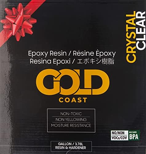 Gold Coast-Ellátási 1 gallon | Epoxi Gyanta Kristálytiszta a Művészet, Hogy Casting Bevonat Formák Ékszer Készítés, DIY Munkalapok