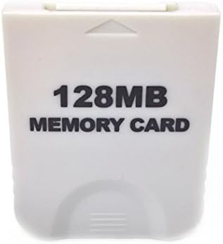 Aoyoho Fehér 128MB Gaming Memória Kártya Kompatibilis a Wii-vel, valamint Gamecube