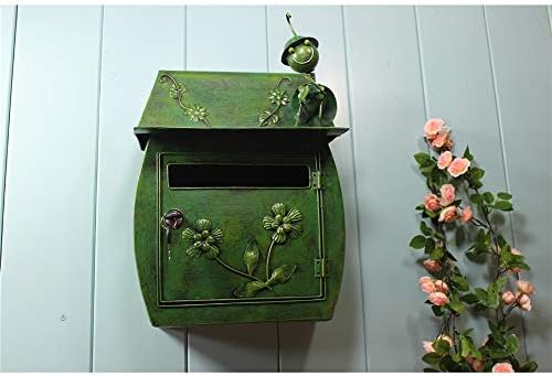 YADSHENG Mail Box Kert Falra Vas Postafiók Dekoráció Postafiók Kert Retro Fali Dekoráció Retro Antik Levél Doboz Mail Drop & Gyűjtemény
