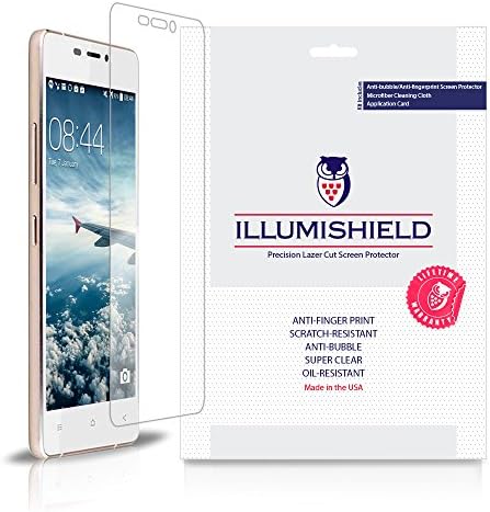 iLLumiShield képernyővédő fólia Kompatibilis BLU Vivo Levegő (3 Csomag) Tiszta HD Pajzs Anti-Buborék, valamint Anti-Ujjlenyomat PET