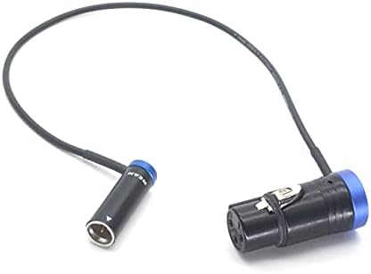 SZJELEN BMPCC 4k Audio Kábel,Mini XLR 3pin Férfi-XLR 3pin Nő a Blackmagic Pocket Cinema 4k 6K Kamera Audio Kábel (Kék)