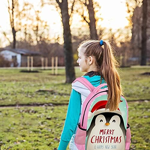Unisex Delayer utazási hátizsák Pingvin Karácsonyi férfiak, mind a nők a divat szabadtéri notebook hátizsák fiúk, lányok hátizsákok